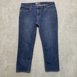 UB Tech Jeans Men 40x32 Blue Denim Med Wash Straight Stretch Comfort Classic